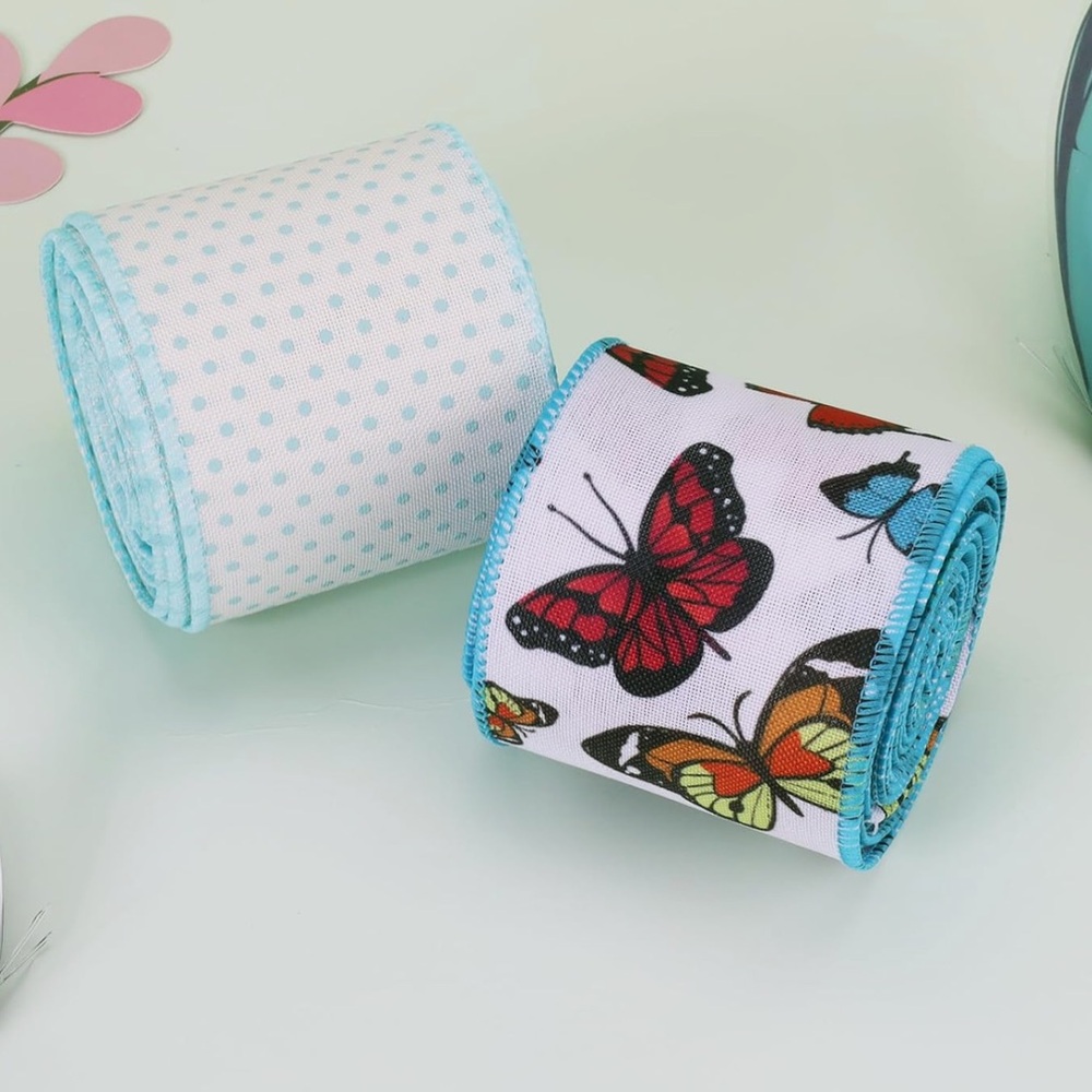 2 for $30 🆕Butterfly Wired Ribbon Set - Multicolor